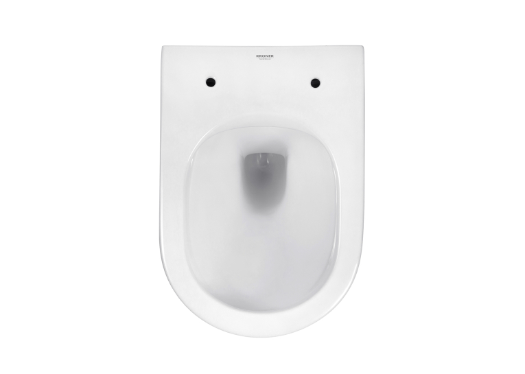 Унітаз підвісний Kroner Armada WHI513636 RIMLESS безобідковий з сидінням Slim Duroplast / Soft-close / Quick relase KA513636WHIR