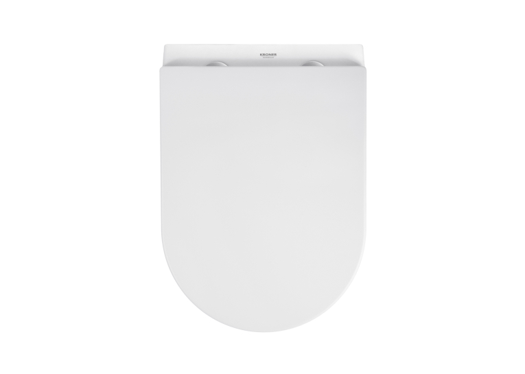 Унітаз підвісний Kroner Armada WHI513636 RIMLESS безобідковий з сидінням Slim Duroplast / Soft-close / Quick relase KA513636WHIR