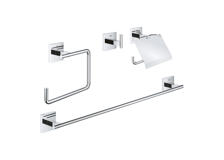 Набір аксесуарів для ванної кімнати Grohe QuickFix Start Cube 3 в 1 41115000