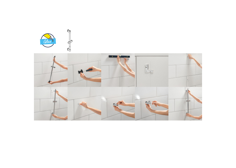 Душовий набір Grohe QuickFix Vitalio Comfort 110 26096001 Сталь