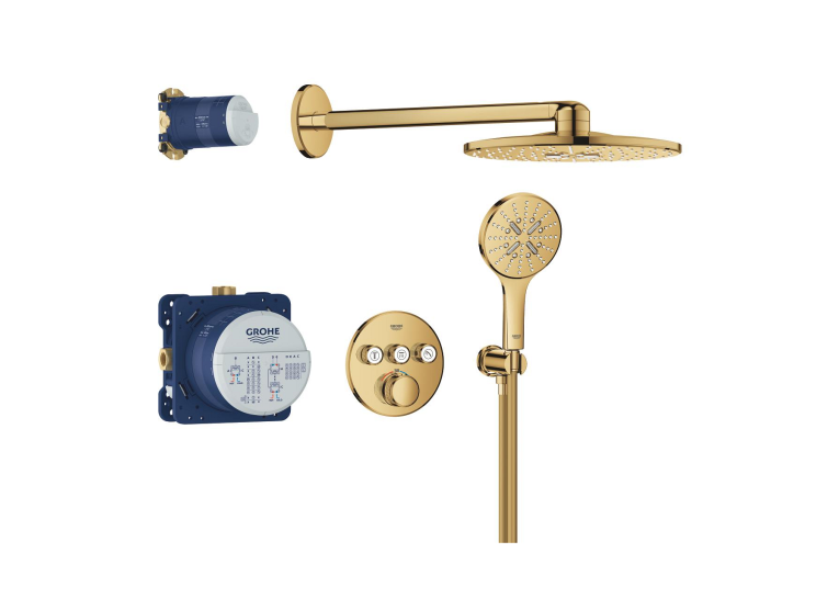 Душева система прихованого монтажу Grohe Grohtherm SmartControl c SmartActive 310 34863GL0 Золото