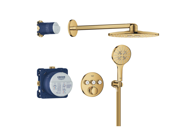 Душева система прихованого монтажу Grohe Grohtherm SmartControl c SmartActive 310 34863GL0 Золото