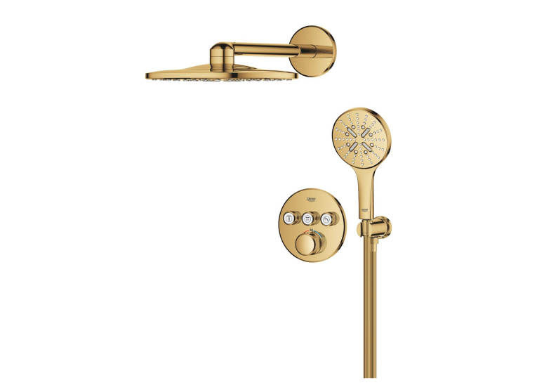 Душева система прихованого монтажу Grohe Grohtherm SmartControl c SmartActive 310 34863GL0 Золото