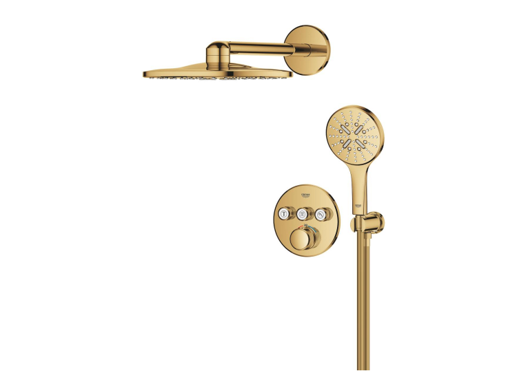 Душева система прихованого монтажу Grohe Grohtherm SmartControl c SmartActive 310 34863GL0 Золото