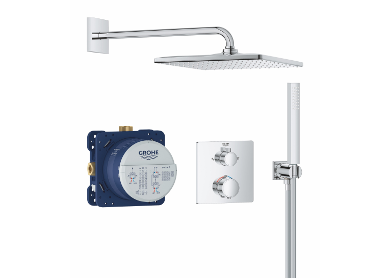 Душова система прихованого монтажу термостатична Grohe QuickFix Precision 34881000