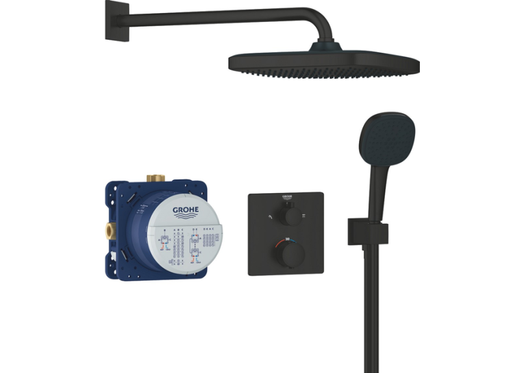 Душова система прихованого монтажу термостатична Grohe QuickFix Precision Grohtherm Cube 348822430