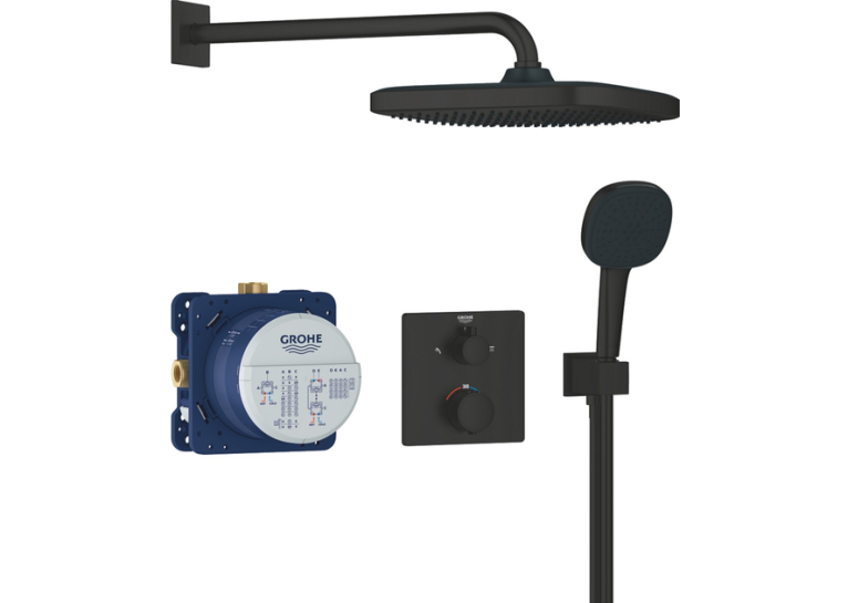 Душова система прихованого монтажу термостатична Grohe QuickFix Precision Grohtherm Cube 348822430