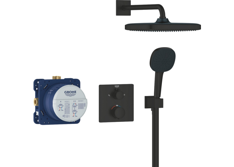 Душова система прихованого монтажу термостатична Grohe QuickFix Precision Grohtherm Cube 348822430