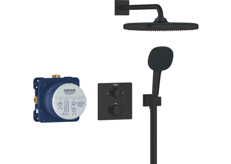 Душова система прихованого монтажу термостатична Grohe QuickFix Precision Grohtherm Cube 348822430