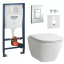 Комплект: Інсталяційна система Grohe Rapid SL 38772001 + підвісний унітаз Laufen Lua з кришкою, 38772001+H8660800000001