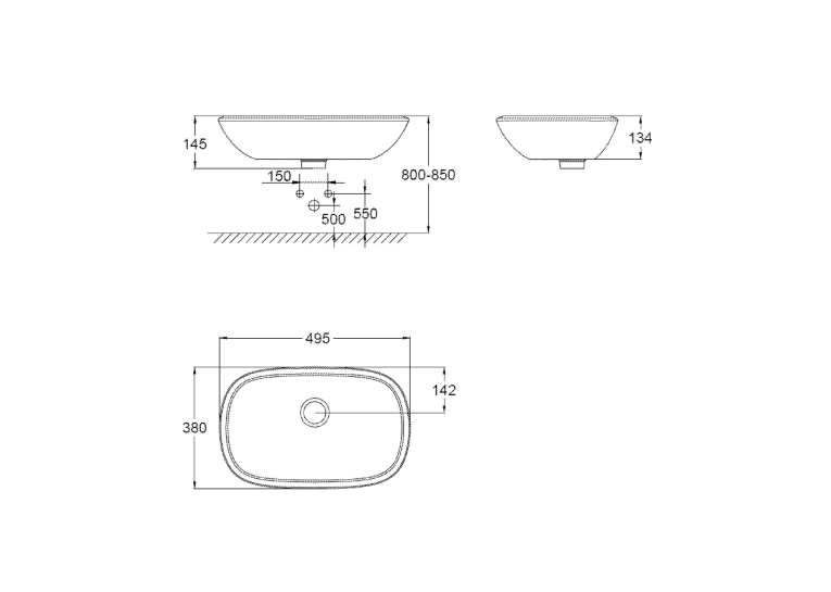 Раковина на стільницю Grohe Eurostyle 39216000