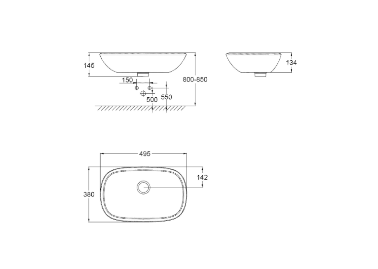 Раковина на столешницу Grohe Eurostyle 39216000
