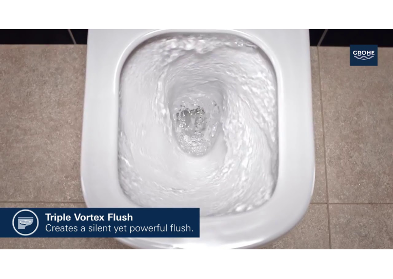 Унітаз підвісний GROHE Euro Ceramic 39328000 безободковий альпін-білий з сидінням 39330001 Soft Close
