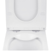 Унітаз підвісний Kroner Eifel WHI493436 RIMLESS безобідковий з сидінням Slim Duroplast / Soft-close / Quick relase KE493436WHIR