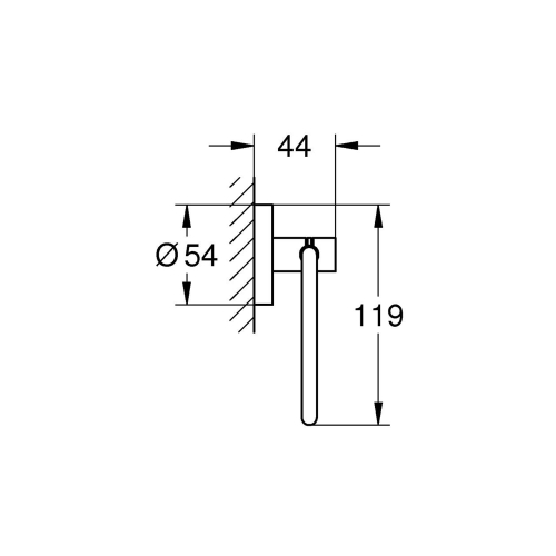 Держатель для туалетной бумаги Grohe QuickFix Start 412002430
