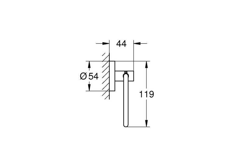 Тримач для туалетного паперу Grohe QuickFix Start 412002430