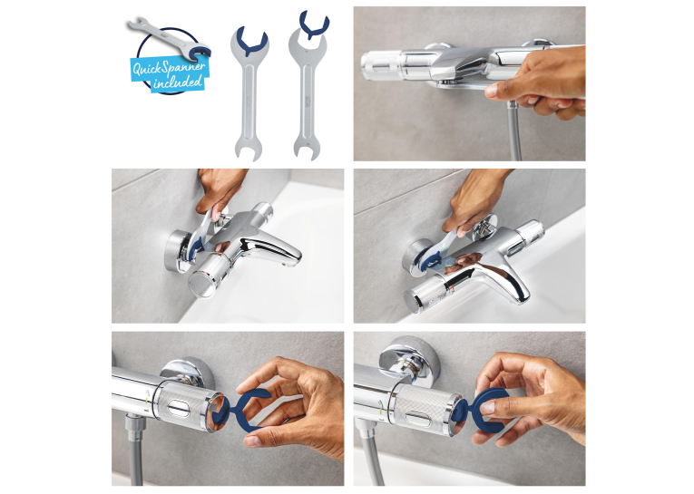 Душова система термостатична Grohe QuickFix Vitalio Comfort System 250 26677001