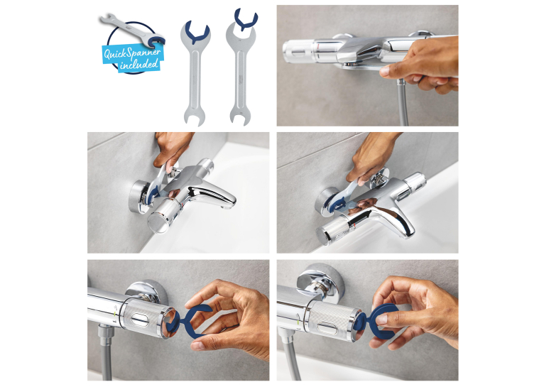 Душова система термостатична Grohe QuickFix Vitalio Comfort System 250 26677001
