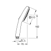 Лейка для ручного душа Grohe QuickFix Vitalio Comfort 110 26397001