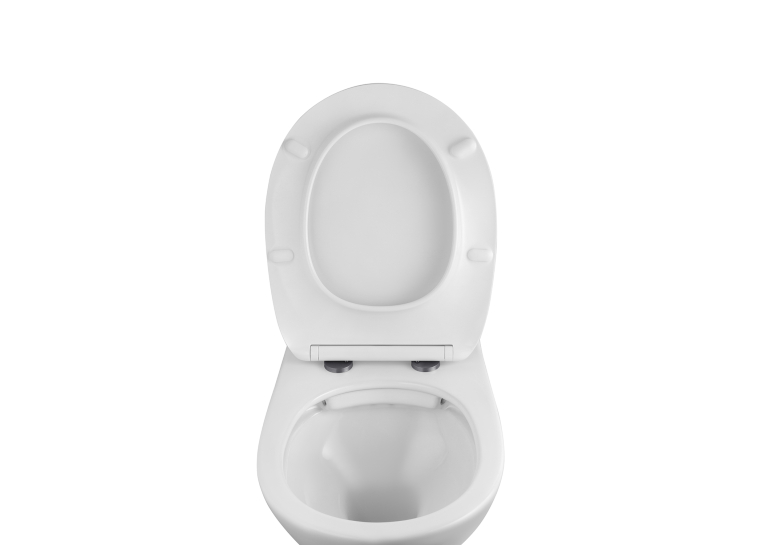 Унитаз подвесной Kroner KRP-A534UF Rimless 410х355х555 мм, сиденье Slim Duroplast/Soft-close/Quick relase A534UF