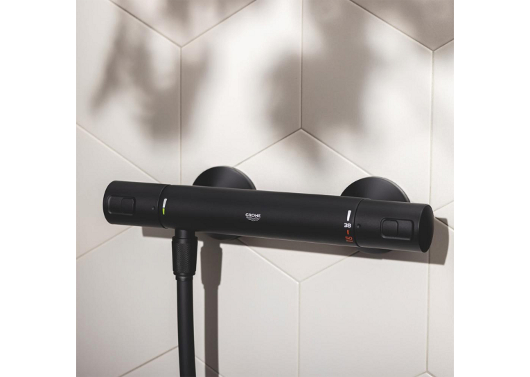 Змішувач термостатичний для душу Grohe QuickFix Start Black UA303908T1