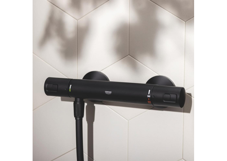 Смеситель термостатический для душа Grohe QuickFix Start Black UA303908T1
