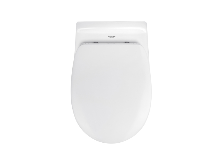 Унітаз підвісний Kroner Oker WHI533536 RIMLESS безобідковий з сидінням KO533536WHIR
