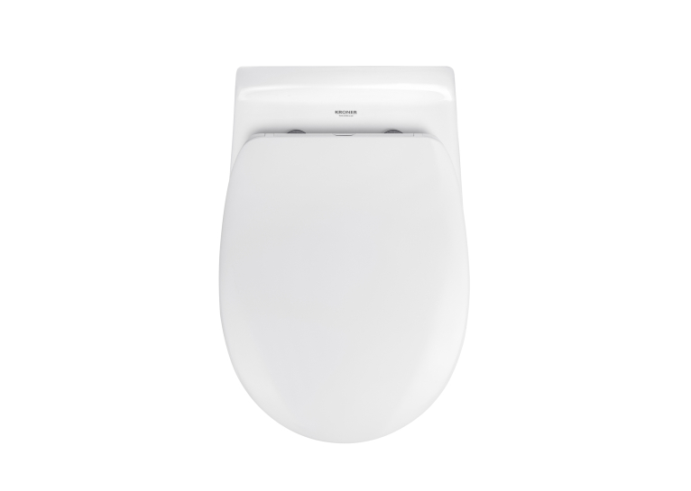Унітаз підвісний Kroner Oker WHI533536 RIMLESS безобідковий з сидінням KO533536WHIR