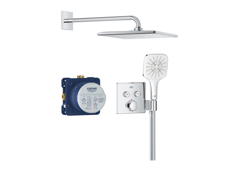Душова система прихованого монтажу термостатична Grohe QuickFix Precision SmartControl Cube 34876000