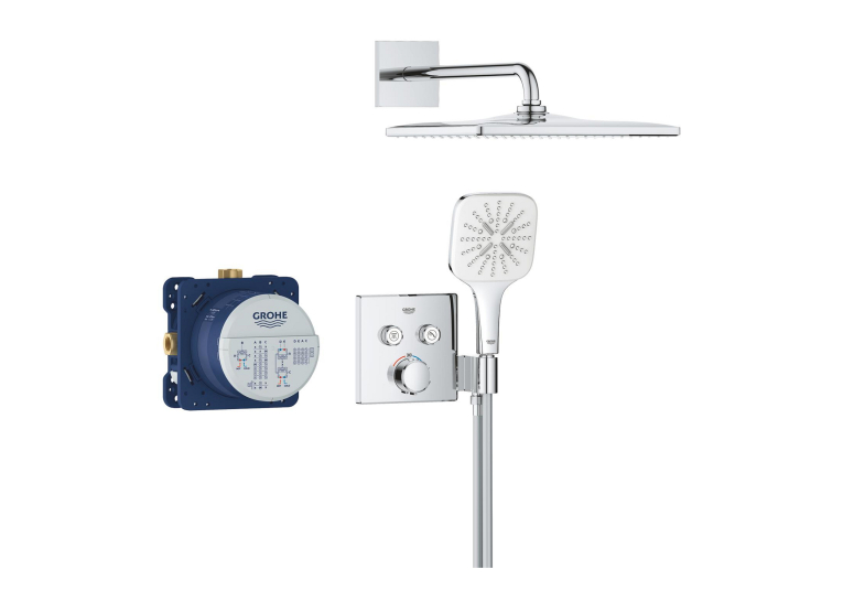 Душова система прихованого монтажу термостатична Grohe QuickFix Precision SmartControl Cube 34876000