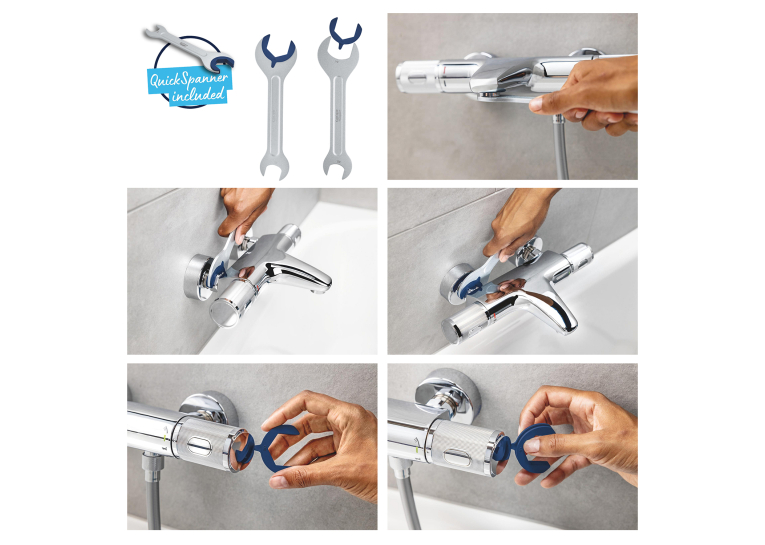 Смеситель термостатический для душа Grohe QuickFix Precision Flow 34805001