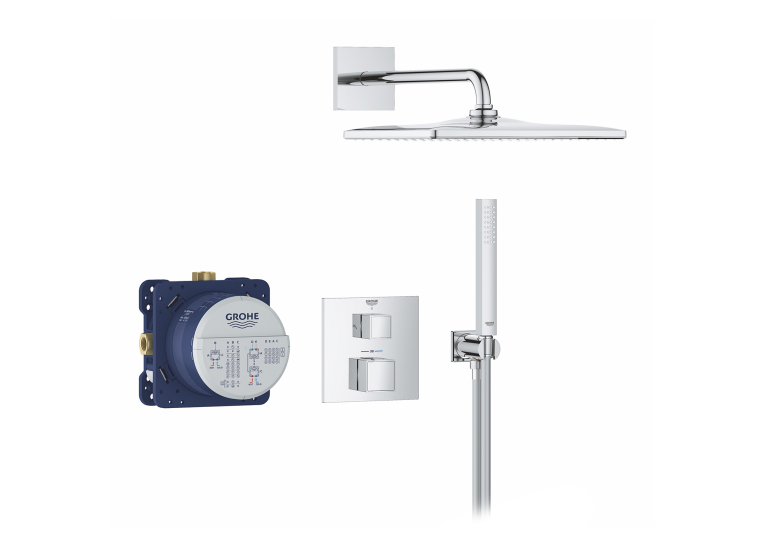 Душова система прихованого монтажу Grohe QuickFix Precision Cube Vitalio Rain Mono 310 Cube 34879000