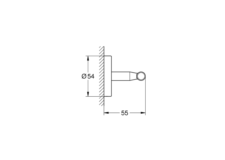 Гачок для ванної кімнати Grohe QuickFix Start Cosmopolitan 41168000