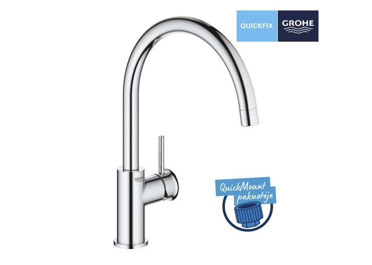 Змішувач для кухні Grohe QuickFix Start Classic 31553001