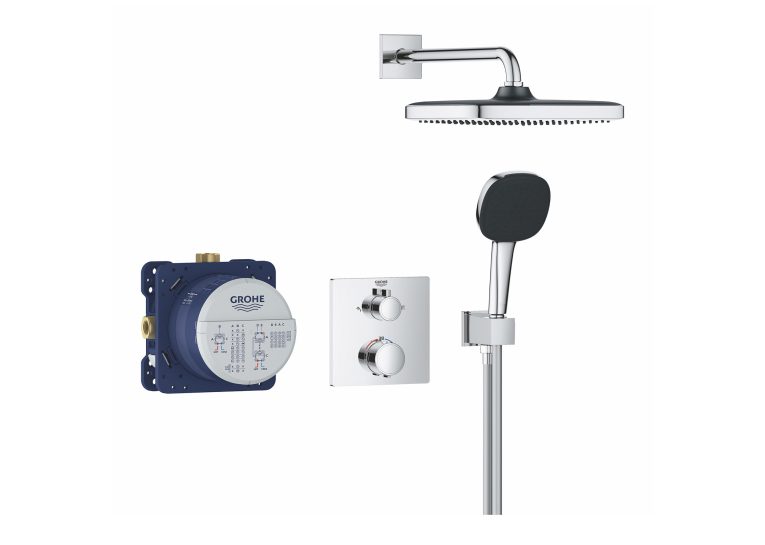 Душевая система скрытого монтажа термостатическая Grohe QuickFix Precision Grohtherm Cube 34882000