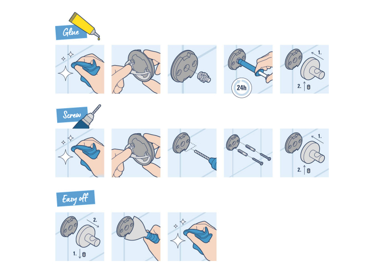 Гачок для ванної кімнати Grohe QuickFix Start 41173000
