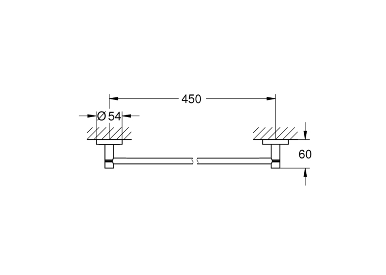 Тримач для рушників Grohe QuickFix Start 41197000