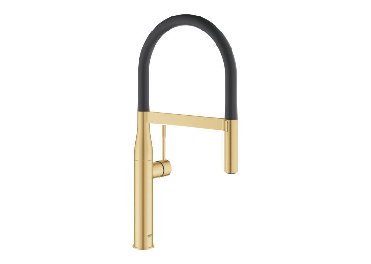 Одноважільний змішувач для миття Grohe Essence (30294GN0) Золото матове