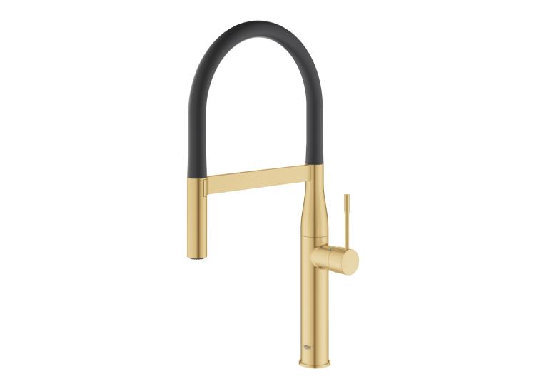 Одноважільний змішувач для миття Grohe Essence (30294GN0) Золото матове