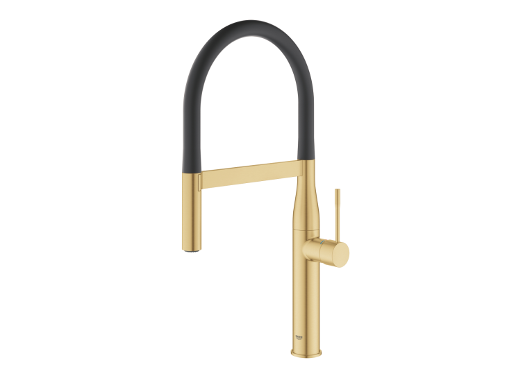 Одноважільний змішувач для миття Grohe Essence (30294GN0) Золото матове