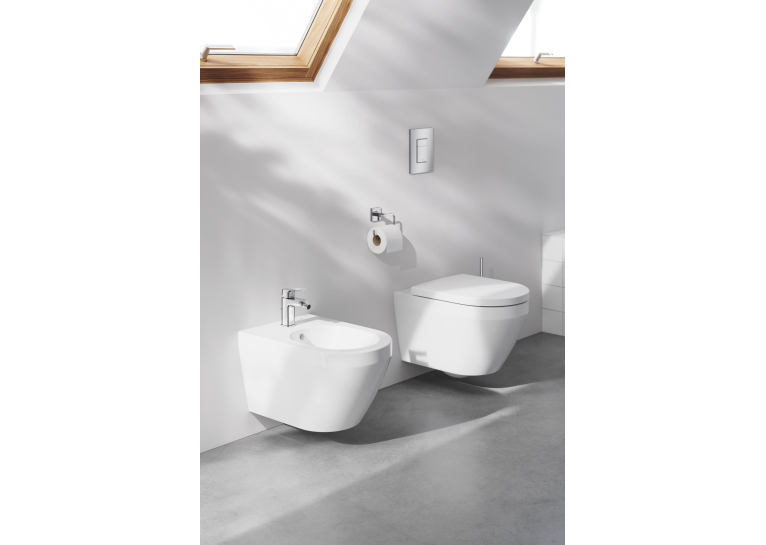 Унітаз підвісний укорочений Grohe Euro Ceramic 49см, змив Triple Vortex, покриття HyperClean 102486SH00 + Сидіння Grohe 102501SH00