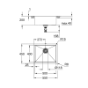 Набір для кухні Grohe мийка 31574GN1 + зміш. 30274GN0 + дозатор 40535GN0, прохолодний схід сонця