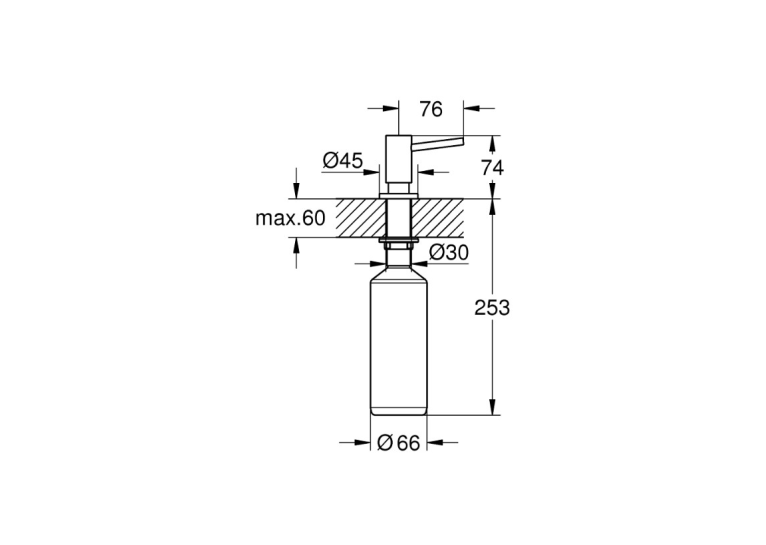 Набір для кухні Grohe мийка 31574GN1 + зміш. 30274GN0 + дозатор 40535GN0, прохолодний схід сонця