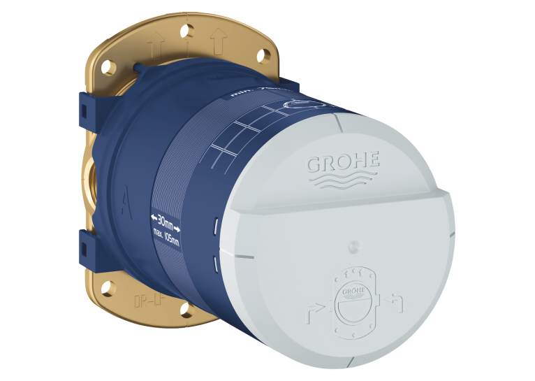Душевая система скрытого монтажа с изливом Grohe Grohtherm SmartControl KIT34862AL0UA Графит матовый