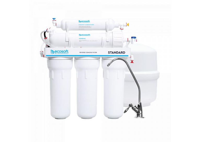 Комплект для фільтрації води за технологією зворотного осмосу Ecosoft Standard +Grohe  Blue Pure StartCurve (MO55030592)