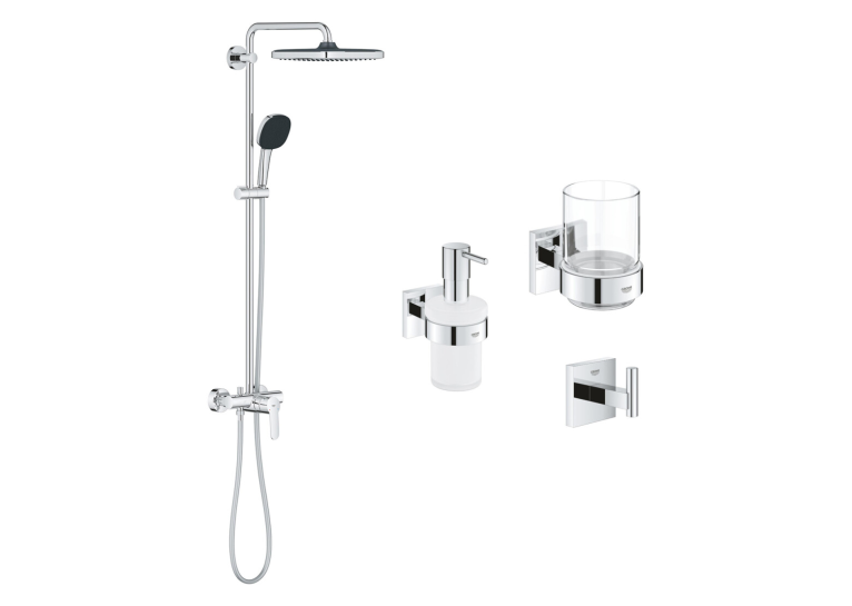 Душова система термостатична Grohe QuickFix Vitalio Comfort System 250 26985001 з набором аксесуарів BF40961SC