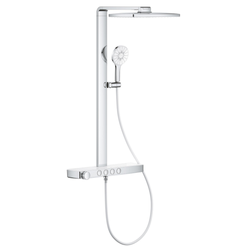 Душова система GROHE SPA Rainshower Aqua Pure з термостатом для настінного монтажу, хром (1009620000)