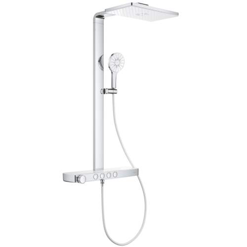 Душевая система GROHE SPA Rainshower Aqua Pure с термостатом для настенного монтажа, хром (1009620000)