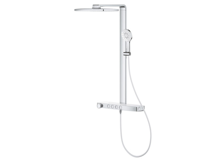 Душова система GROHE SPA Rainshower Aqua Pure з термостатом для настінного монтажу, хром (1009620000)
