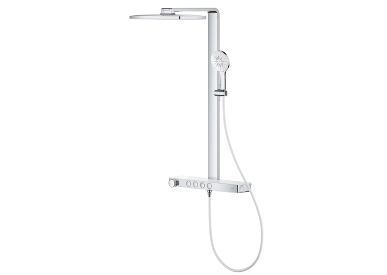 Душова система GROHE SPA Rainshower Aqua Pure з термостатом для настінного монтажу, хром (1009620000)